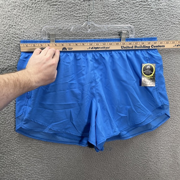 Athletic Works Shorts Womens 2XL XXL Blue Dri Works Lined Jogging Gym Athleisure - Picture 3 of 8